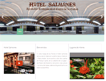 Tablet Screenshot of hotelsalmones.com